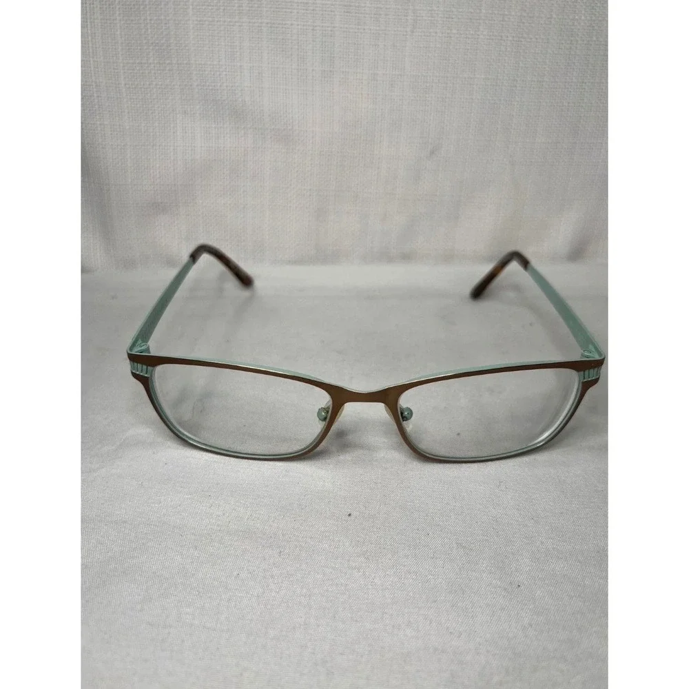 Wittnauer Miranda Eyeglasses Chocolate Mint Bronze Green Frames 53-17/135
